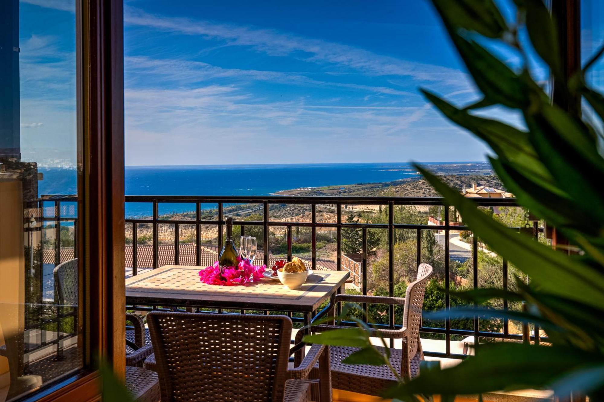 קוקליה 1 Bedroom Apartment Pyrgos With Beautiful Sea And Sunset Views, Aphrodite Hills Resort מראה חיצוני תמונה