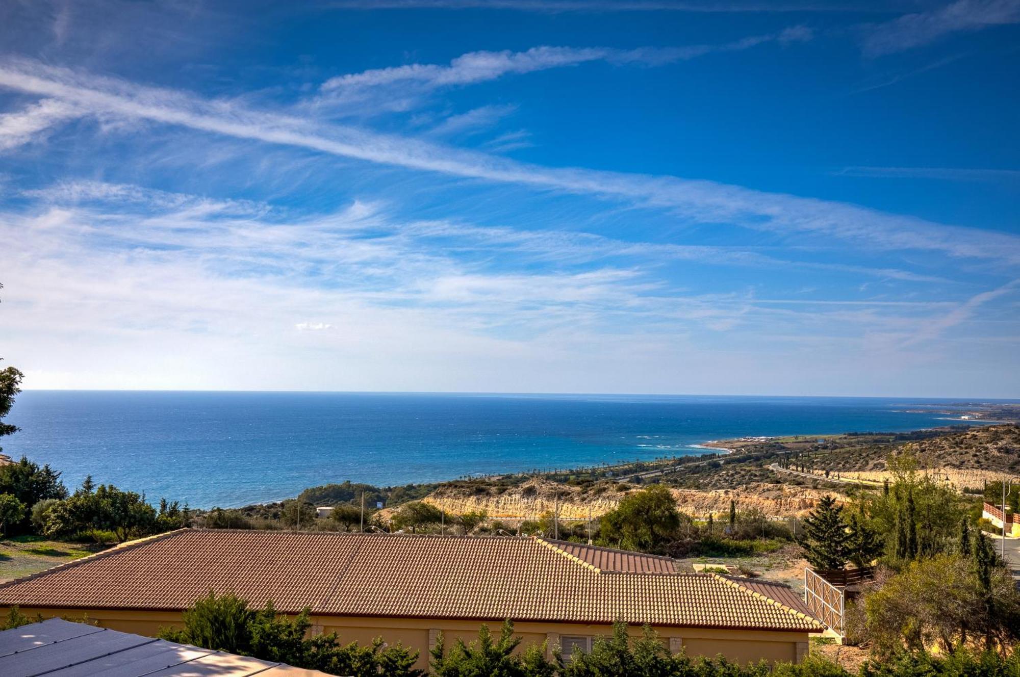 קוקליה 1 Bedroom Apartment Pyrgos With Beautiful Sea And Sunset Views, Aphrodite Hills Resort מראה חיצוני תמונה