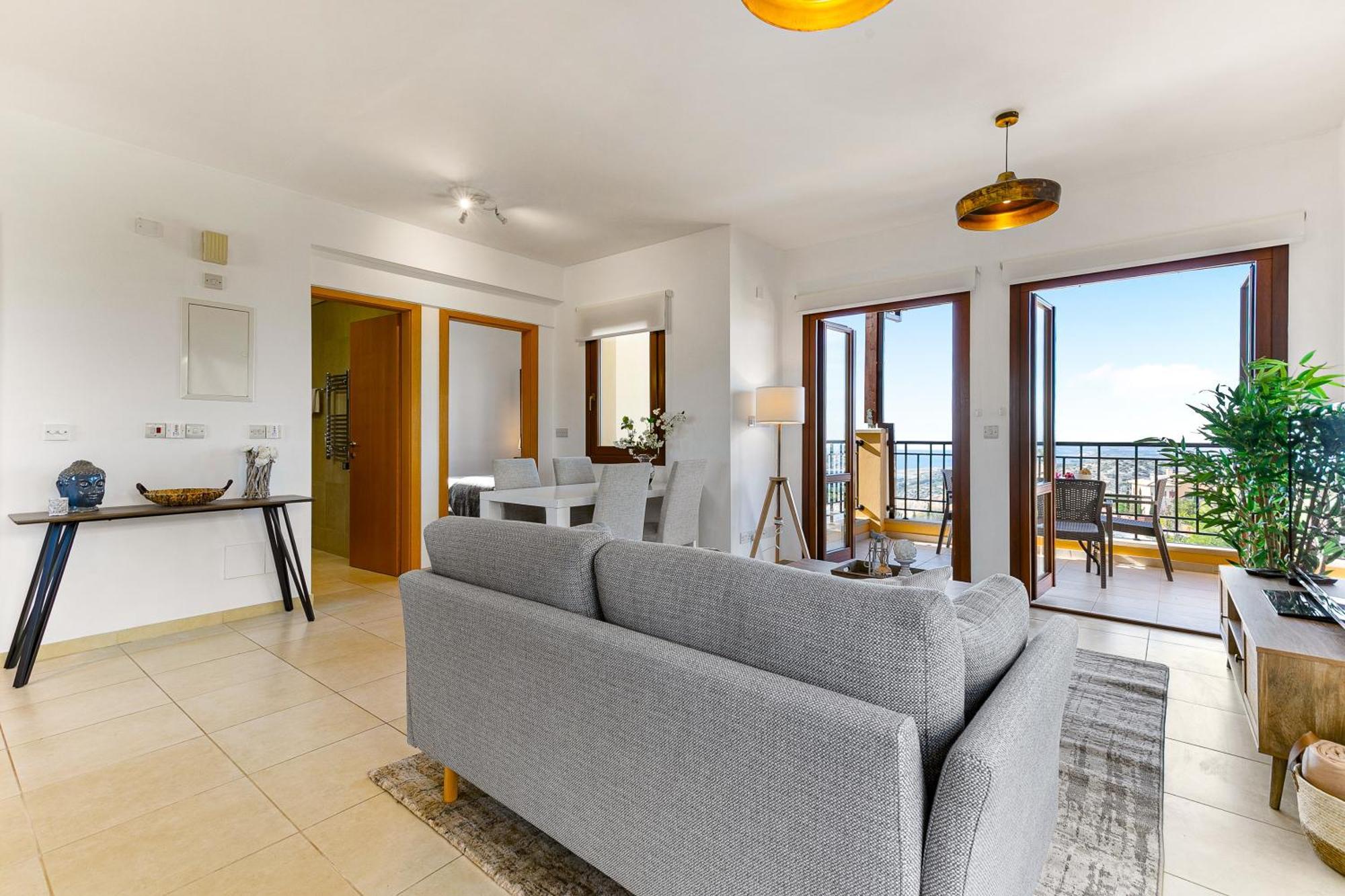 קוקליה 1 Bedroom Apartment Pyrgos With Beautiful Sea And Sunset Views, Aphrodite Hills Resort מראה חיצוני תמונה