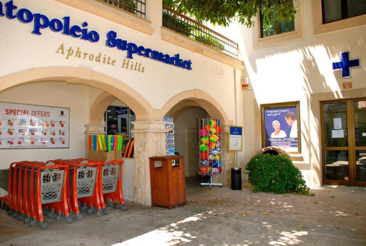 קוקליה 1 Bedroom Apartment Pyrgos With Beautiful Sea And Sunset Views, Aphrodite Hills Resort מראה חיצוני תמונה
